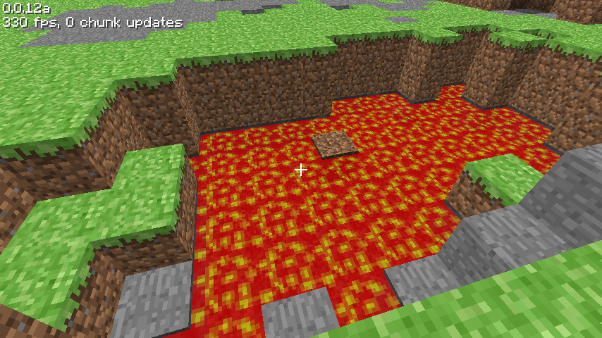 Lava. It flows. It’s very uncommon on the surface. =D