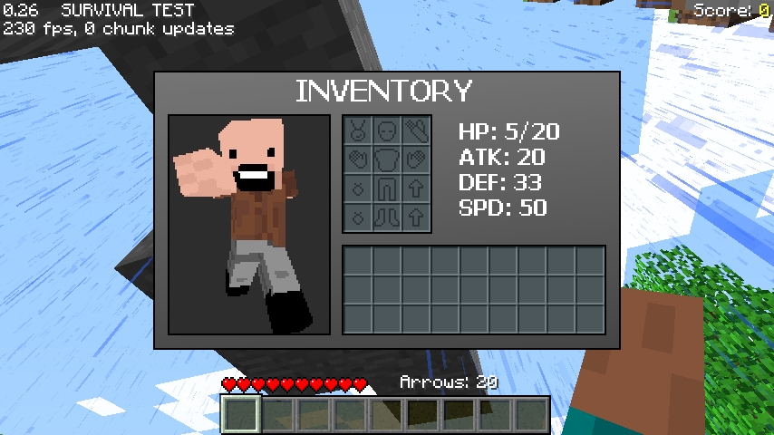 Mockup of a potential inventory screen.. Do we want the game to go in this direction? Is it too complicated? Is it really awesome?