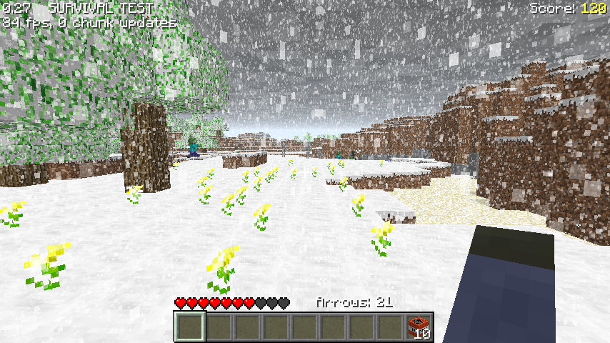 Snowman on #minecraft irc made this snow mod. Looks really nice!