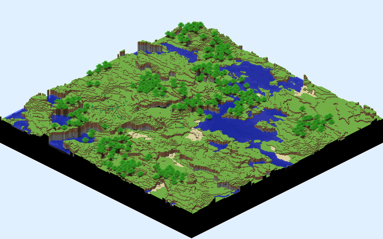 Inspired by the Isometric map rendering tools, I implemented a quick version of it into the client. This is the result.
It takes a few seconds to generate the image, and the resulting png is pretty massive (6 mb in this case), but it looks pretty...