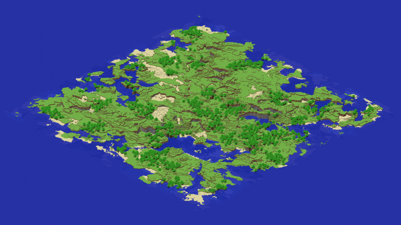 Playing around with the level generator. Here’s a new map mode called Island.