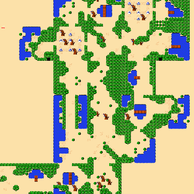 dccollection:
“ I don’t just draw crap. I also know some programming.
But who doesn’t these days?
Pictured here is a little project I started yesterday. It randomly generates a world map for a NES Zelda adventure. It uses a chunk based system to...